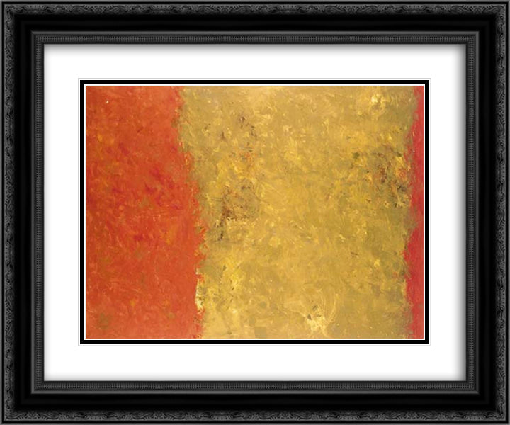 Aristo I 24x20 Black Ornate Wood Framed Art Print Poster with Double Matting by Stamos, Theodoros