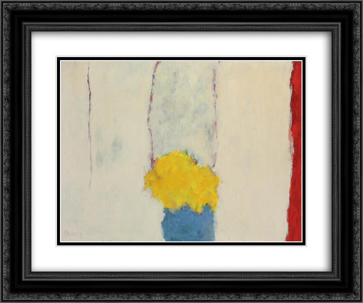 Classic Boundaries IV 24x20 Black Ornate Wood Framed Art Print Poster with Double Matting by Stamos, Theodoros