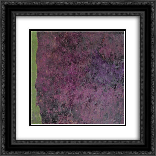 Corinth 20x20 Black Ornate Wood Framed Art Print Poster with Double Matting by Stamos, Theodoros