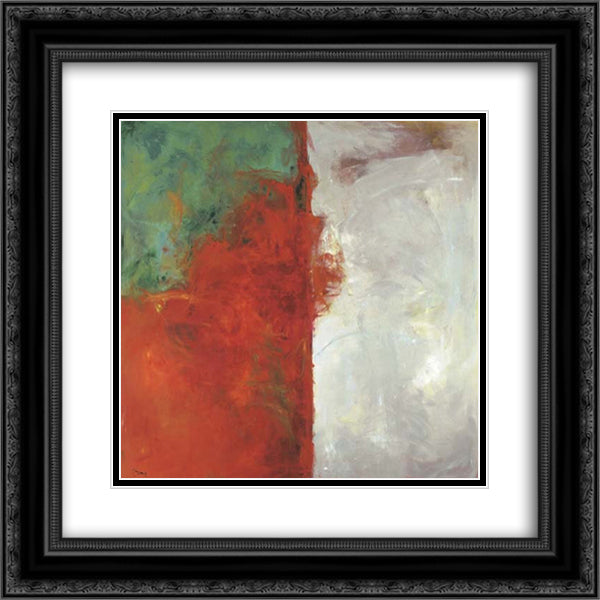 Divide 20x20 Black Ornate Wood Framed Art Print Poster with Double Matting by Stamos, Theodoros