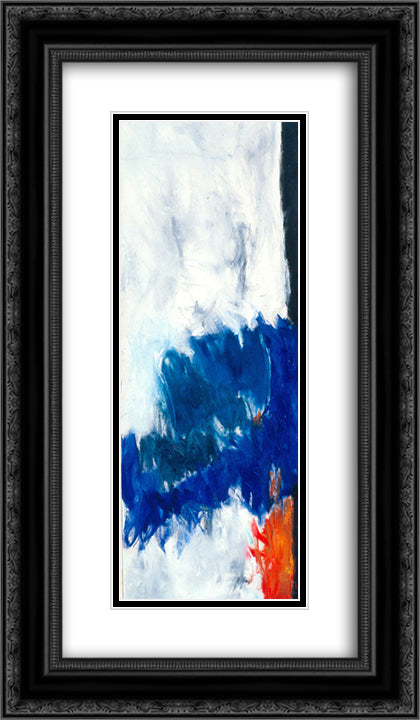 Edge of Day 14x24 Black Ornate Wood Framed Art Print Poster with Double Matting by Stamos, Theodoros