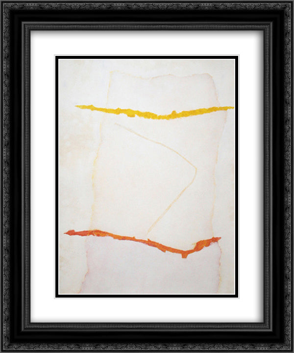 Infinity Field, Lefkada Series #2 20x24 Black Ornate Wood Framed Art Print Poster with Double Matting by Stamos, Theodoros