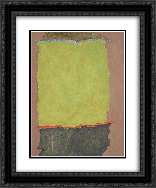 Infinity Field #2 (Lefkada Series) 20x24 Black Ornate Wood Framed Art Print Poster with Double Matting by Stamos, Theodoros