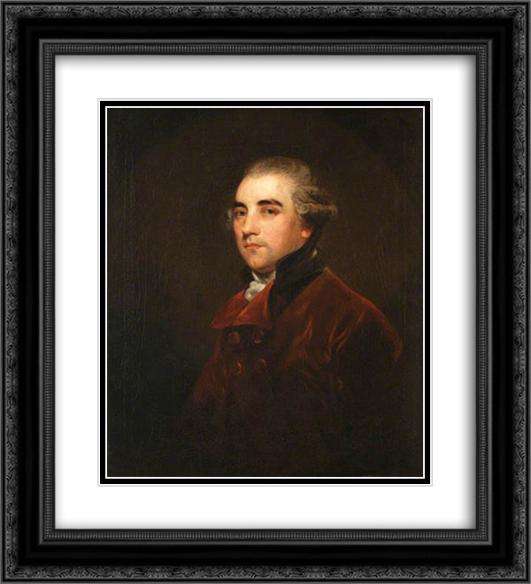 John Frederick Sackville 20x22 Black Ornate Wood Framed Art Print Poster with Double Matting by Hardy, Thomas