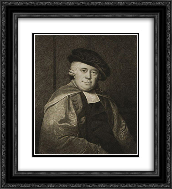 Samuel Arnold 20x22 Black Ornate Wood Framed Art Print Poster with Double Matting by Hardy, Thomas