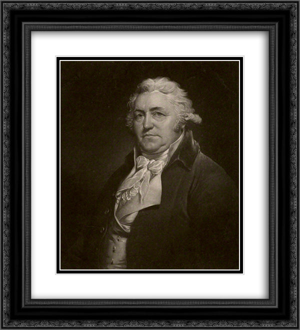 Thomas Littledale 20x22 Black Ornate Wood Framed Art Print Poster with Double Matting by Hardy, Thomas