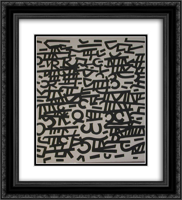 California 20x22 Black Ornate Wood Framed Art Print Poster with Double Matting by Wilke, Ulfert