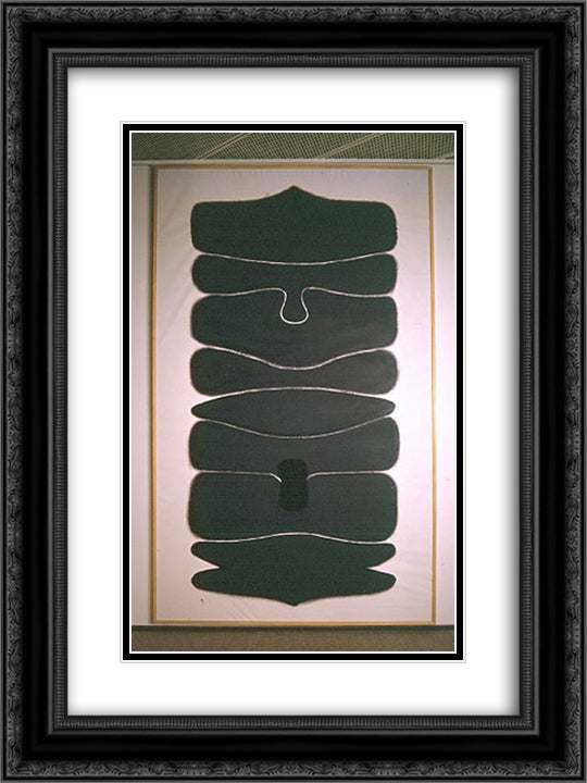 Appollo 1 Ascending Development 18x24 Black Ornate Wood Framed Art Print Poster with Double Matting by Pasmore, Victor