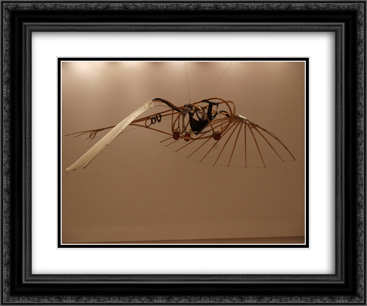 Letatlin 24x20 Black Ornate Wood Framed Art Print Poster with Double Matting by Tatlin, Vladimir