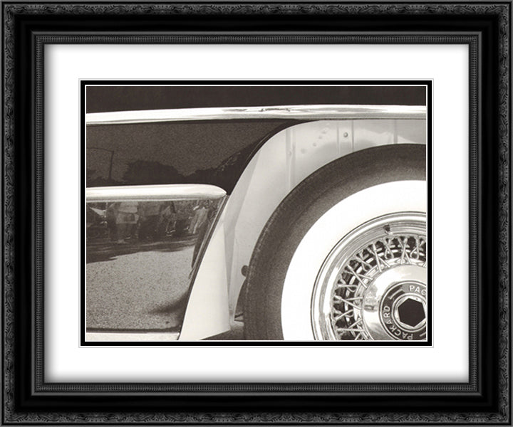 Auto Retro III 15x18 Black Ornate Wood Framed Art Print Poster with Double Matting by Shire, Lependorf