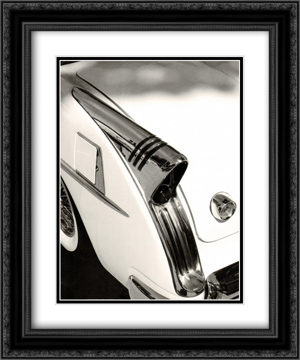 Auto Retro IV 15x18 Black Ornate Wood Framed Art Print Poster with Double Matting by Shire, Lependorf