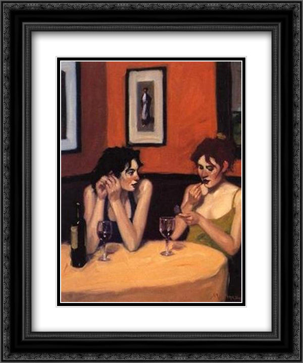 Last Minute Touches 15x18 Black Ornate Wood Framed Art Print Poster with Double Matting by Martinez, Ed