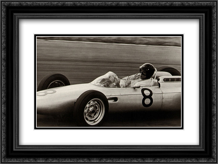 Dutch Grand Prix, 1962 18x15 Black Ornate Wood Framed Art Print Poster with Double Matting by Alexander, Jesse