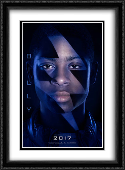 Power Rangers Billy 28x38 Black Ornate Wood Framed Movie Poster with Double Matting