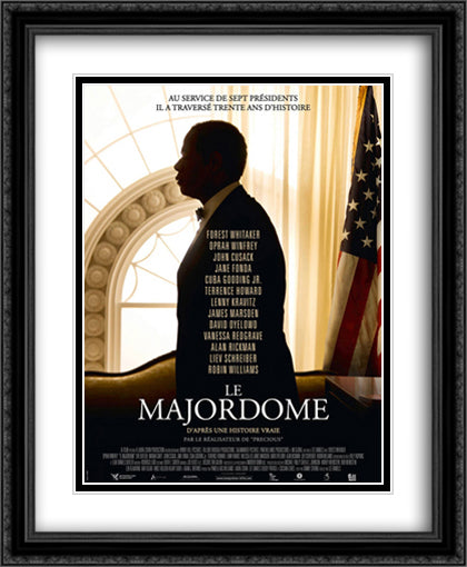 The Butler 28x34 Black Ornate Wood Framed Movie Poster with Double Matting