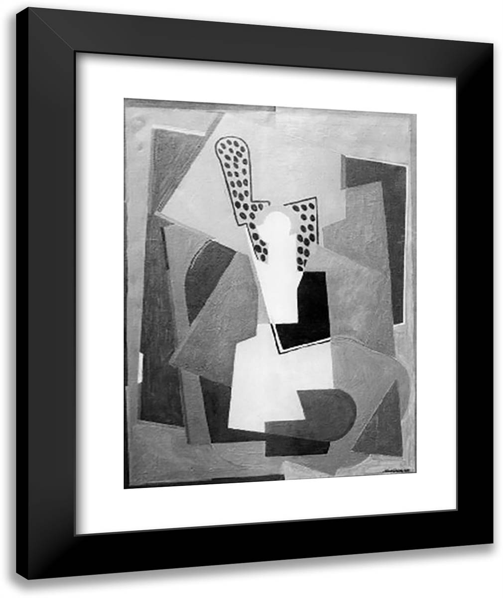Composition 20x24 Black Modern Wood Framed Art Print Poster by Gleizes, Albert