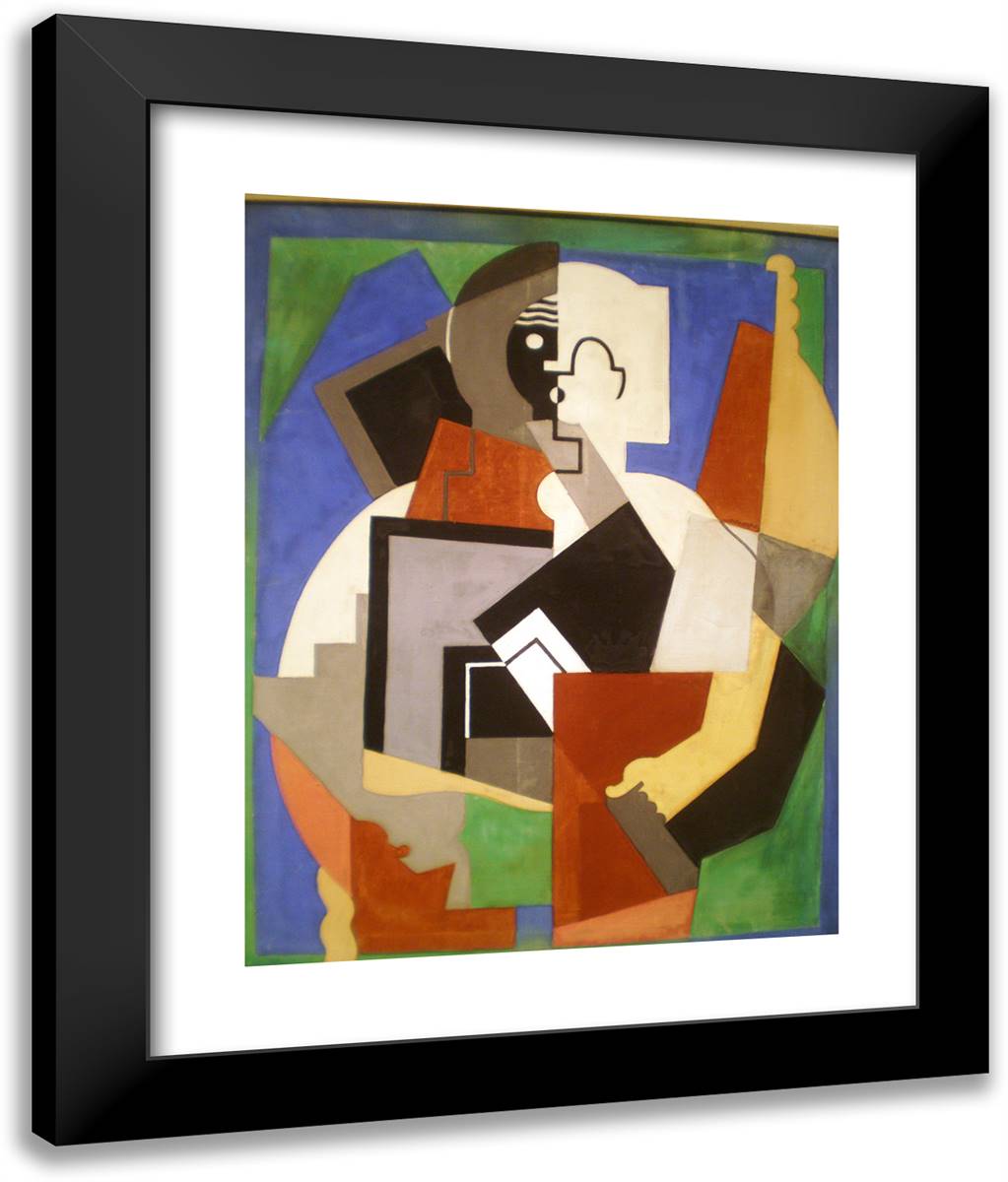 The Schoolboy 20x24 Black Modern Wood Framed Art Print Poster by Gleizes, Albert