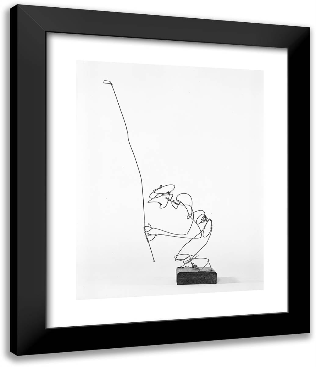 John D. Rockefeller 20x24 Black Modern Wood Framed Art Print Poster by Calder, Alexander
