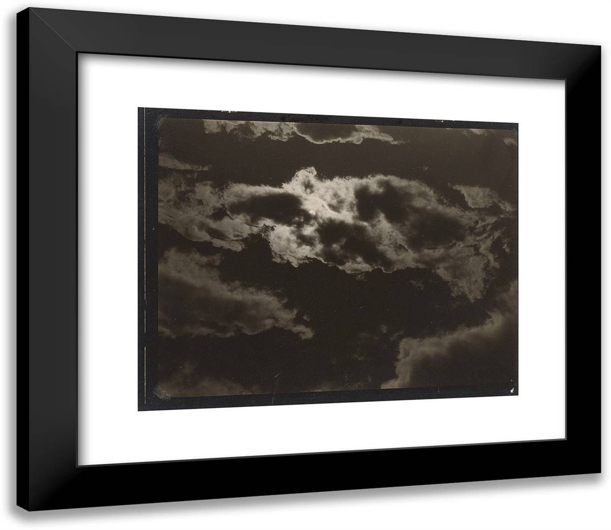 Equivalents I 23x20 Black Modern Wood Framed Art Print Poster by Stieglitz, Alfred