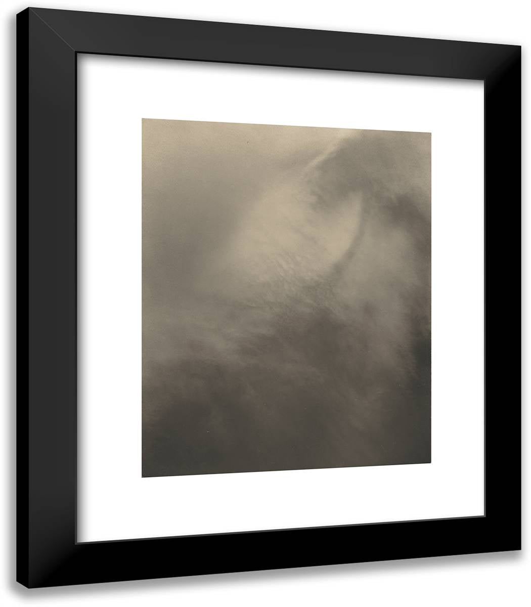 Equivalents II 20x23 Black Modern Wood Framed Art Print Poster by Stieglitz, Alfred