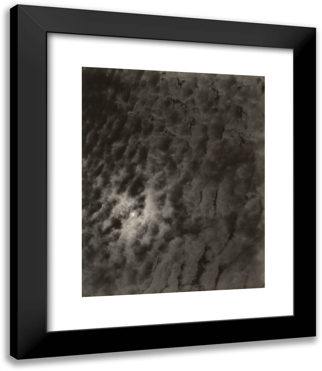 Equivalents III 20x23 Black Modern Wood Framed Art Print Poster by Stieglitz, Alfred