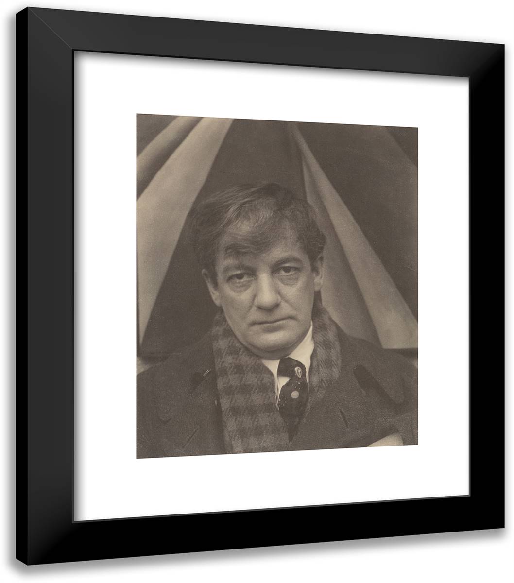 Sherwood Anderson 20x23 Black Modern Wood Framed Art Print Poster by Stieglitz, Alfred