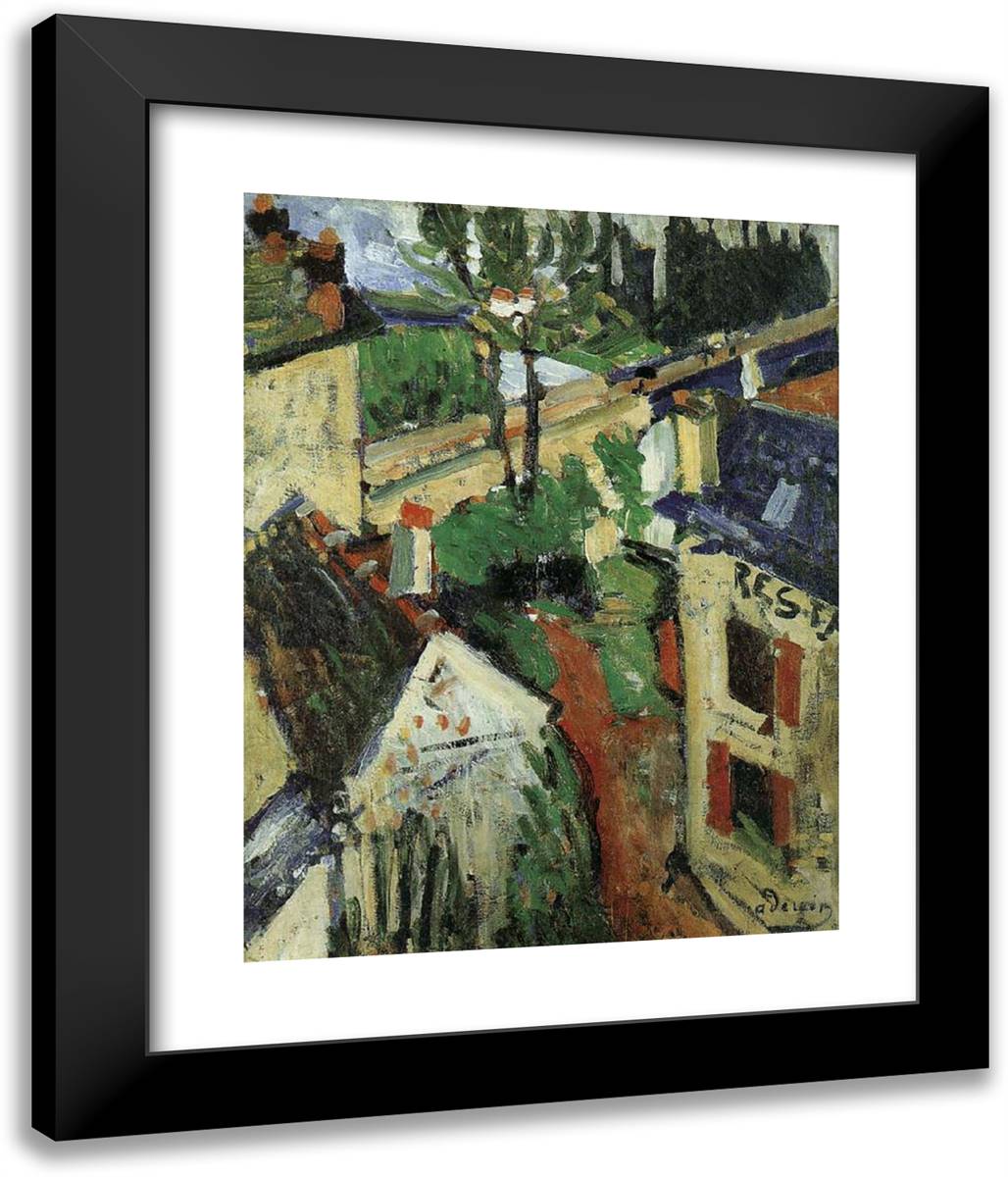 Baker's Hotel 20x24 Black Modern Wood Framed Art Print Poster by Derain, Andre