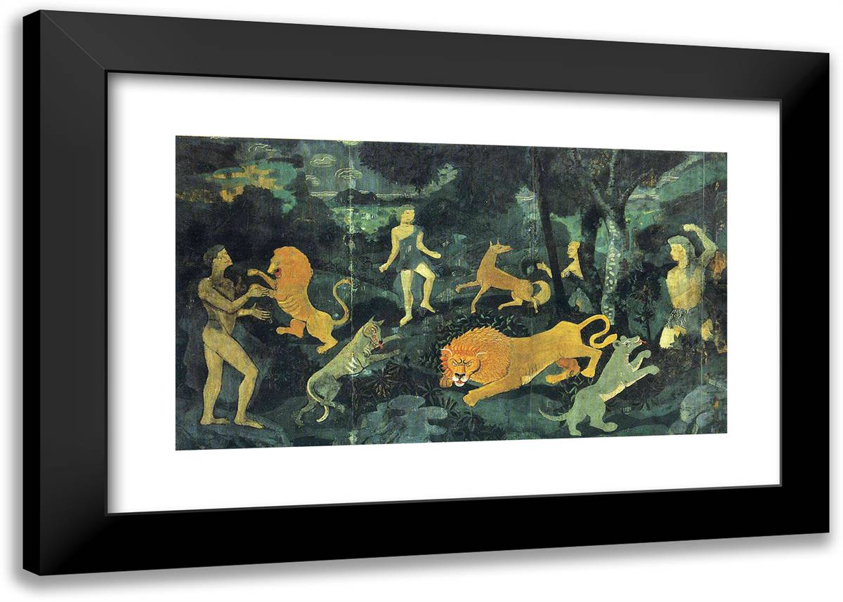Golden Age 24x17 Black Modern Wood Framed Art Print Poster by Derain, Andre