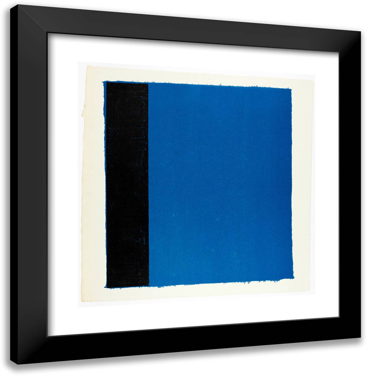 Canto IX, from 18 Cantos 20x20 Black Modern Wood Framed Art Print Poster by Newman, Barnett