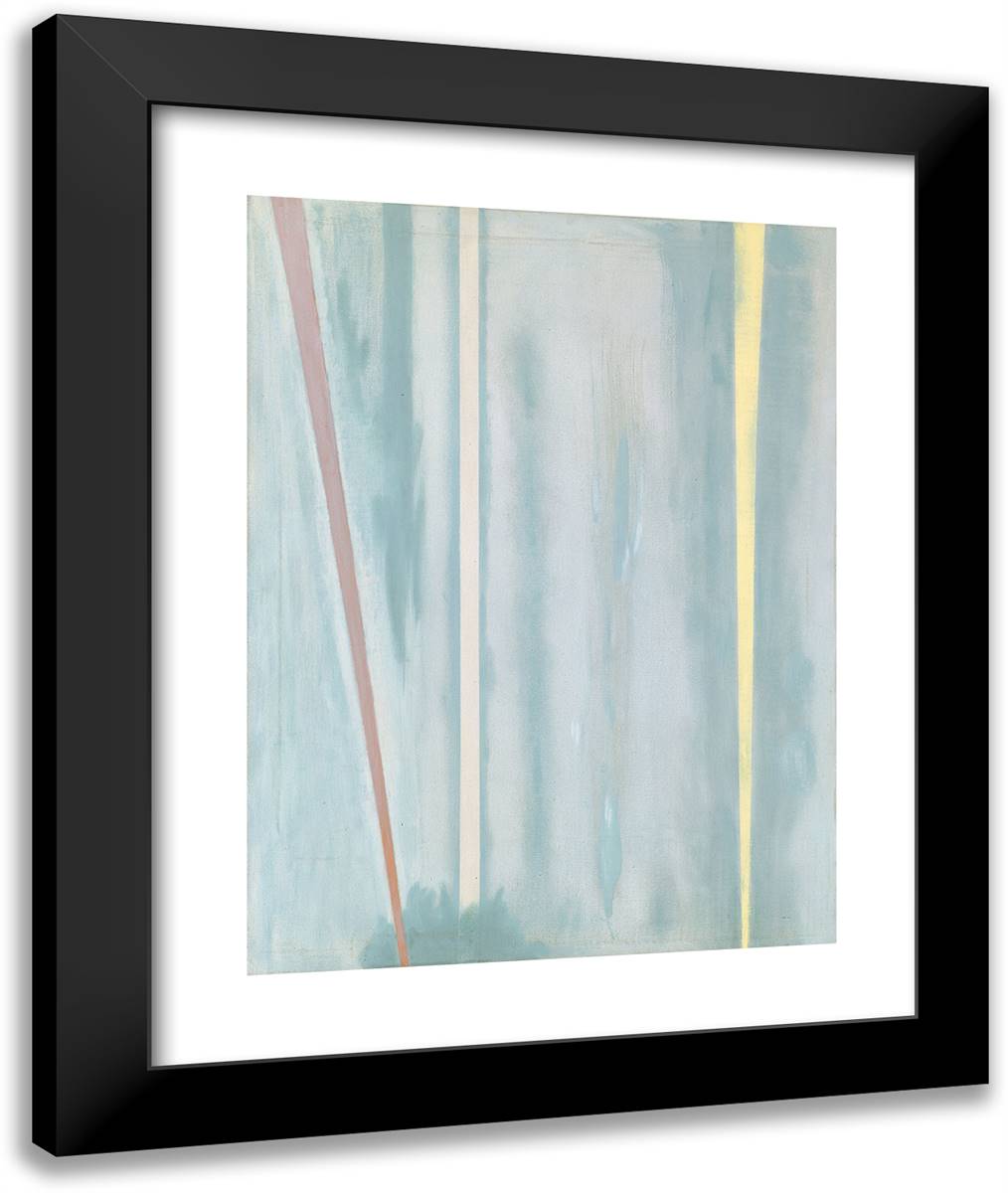 The Beginning 20x24 Black Modern Wood Framed Art Print Poster by Newman, Barnett