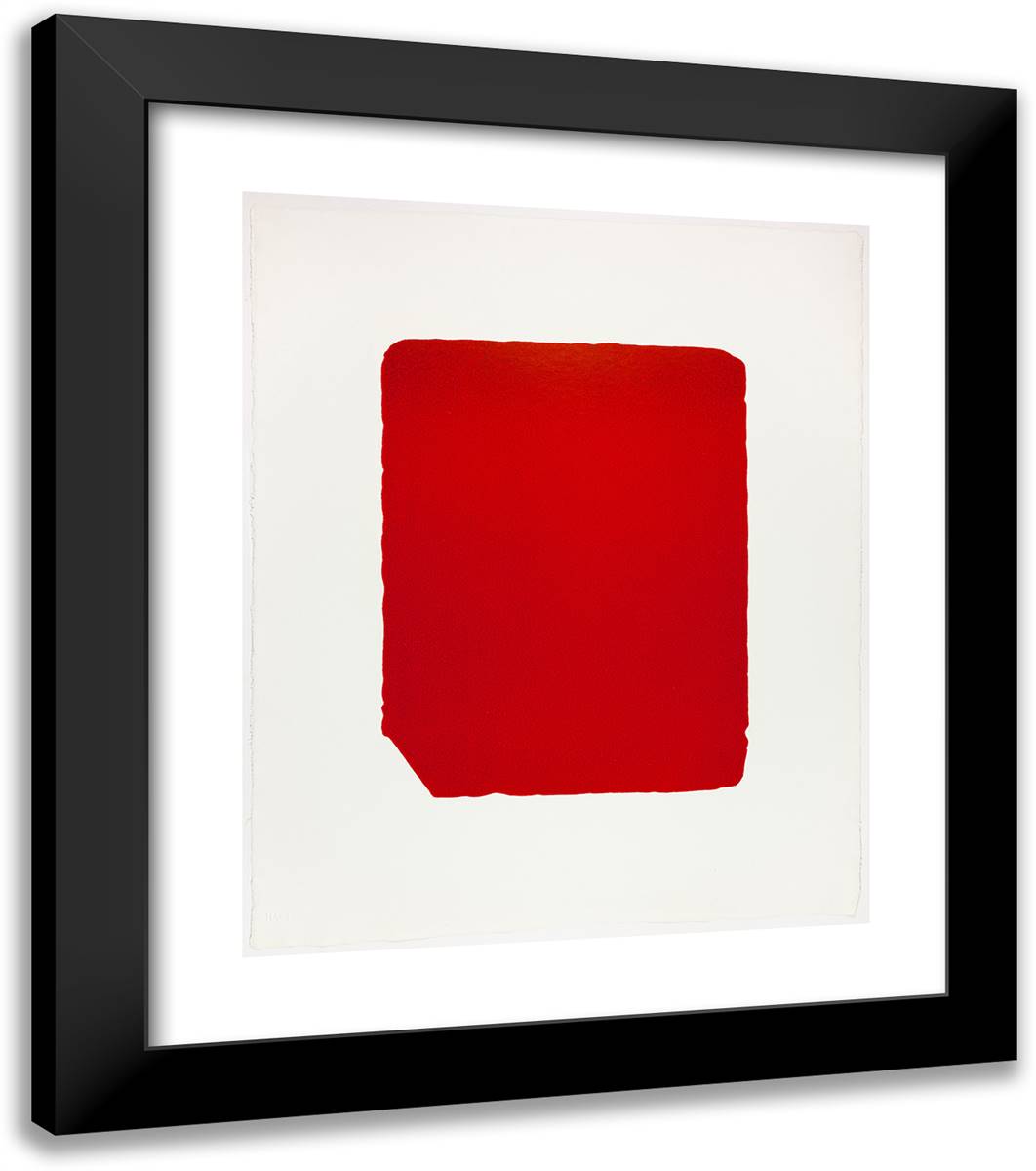 Title Page, from 18 Cantos_1 20x23 Black Modern Wood Framed Art Print Poster by Newman, Barnett