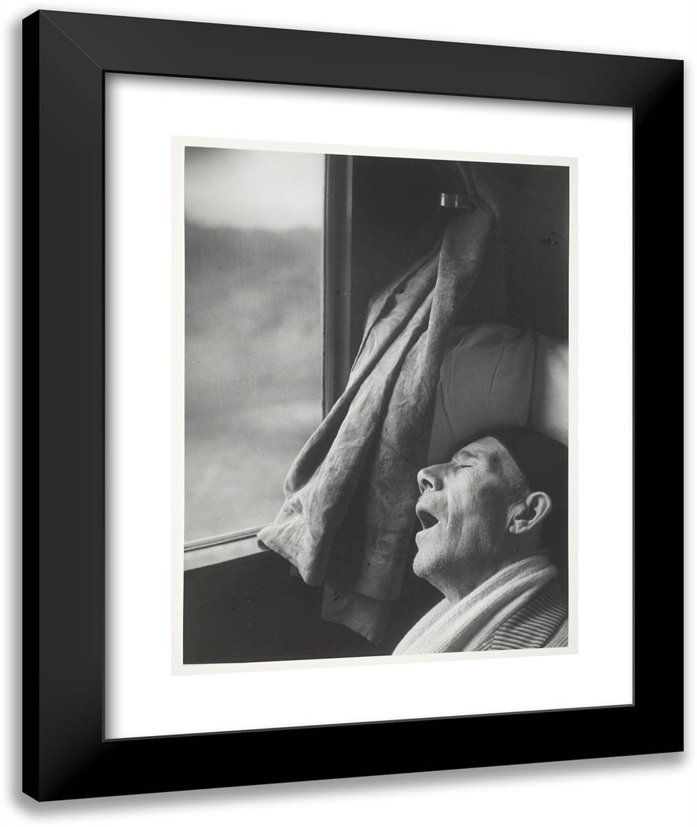 Rome-Naples Express 20x24 Black Modern Wood Framed Art Print Poster by Brassaii
