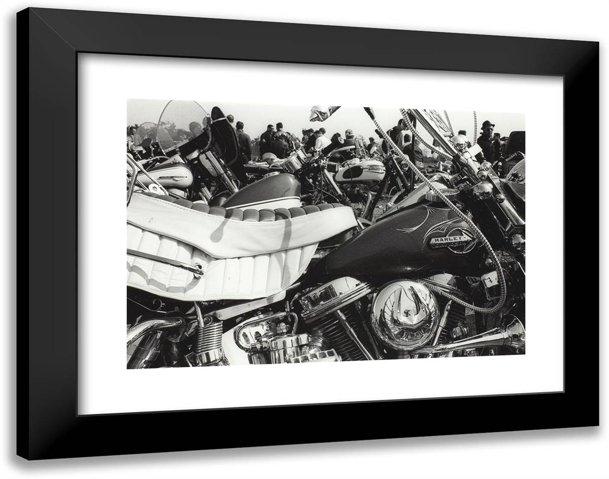 Long Island 24x19 Black Modern Wood Framed Art Print Poster by Lyon, Danny