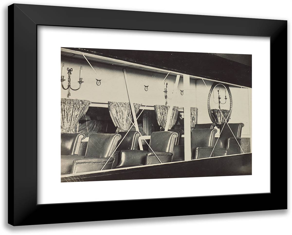 Blimp's Gondola I 24x19 Black Modern Wood Framed Art Print Poster by Azari, Fedele
