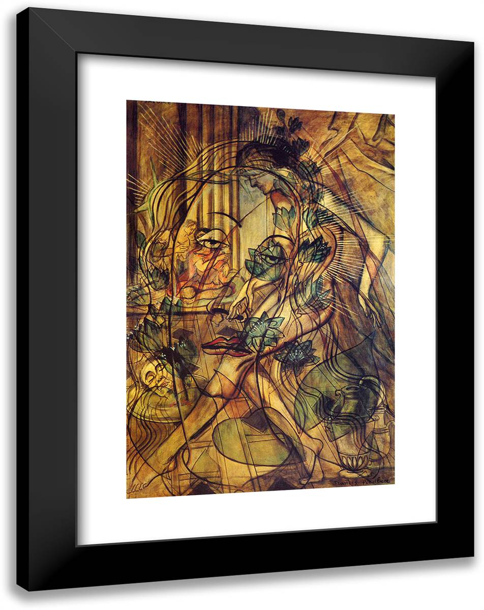 Salome 18x24 Black Modern Wood Framed Art Print Poster by Picabia, Francis