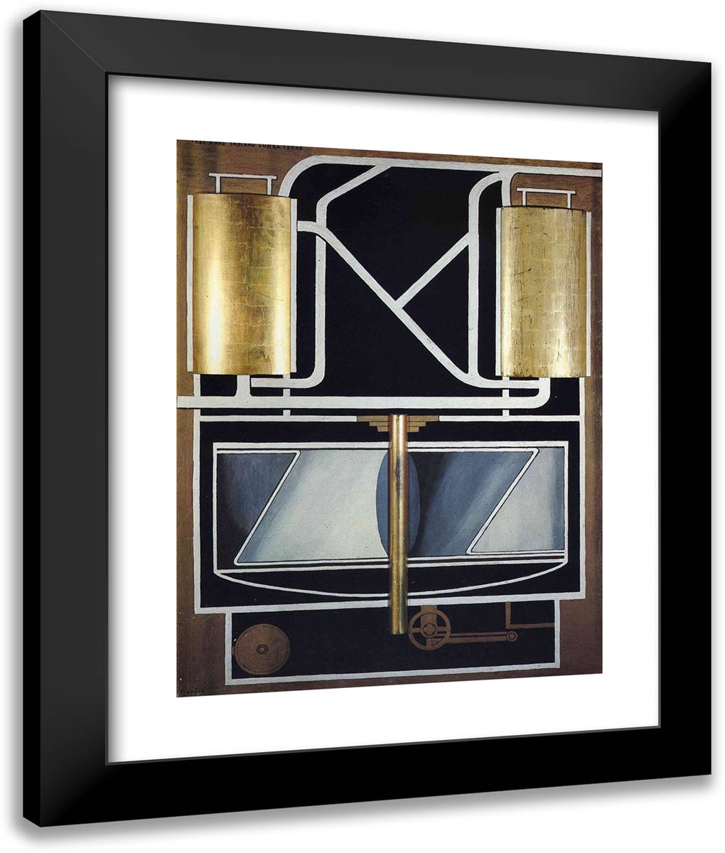 Very Rare Picture of Earth 20x24 Black Modern Wood Framed Art Print Poster by Picabia, Francis