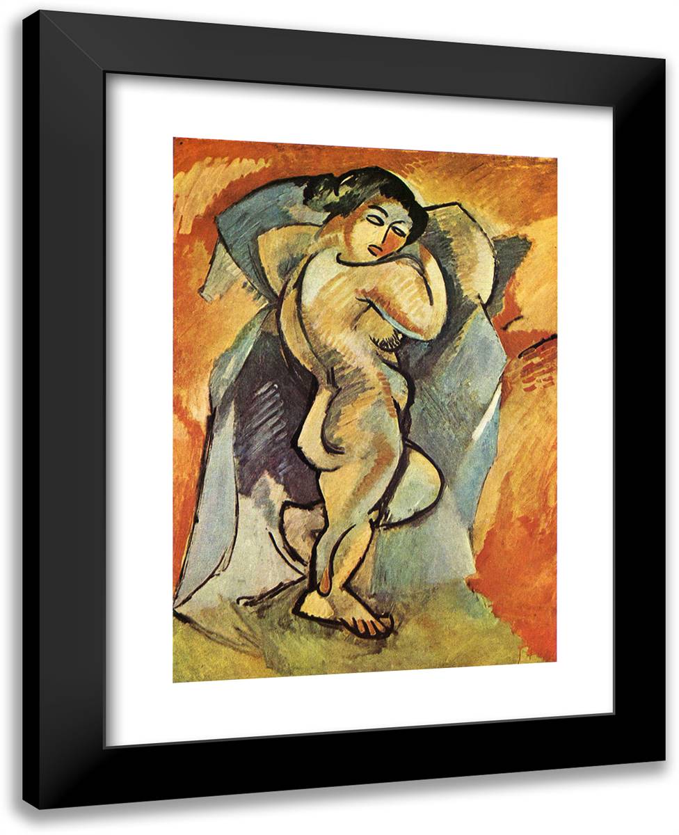 Big Nude 19x24 Black Modern Wood Framed Art Print Poster by Braque, Georges
