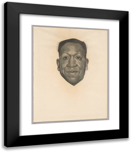 Beauford Delaney 20x24 Black Modern Wood Framed Art Print Poster by O'Keeffe, Georgia