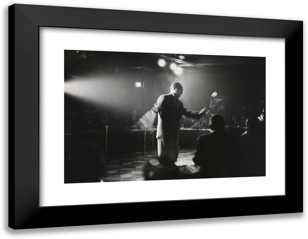 Duke Ellington_1 24x19 Black Modern Wood Framed Art Print Poster by Parks, Gordon