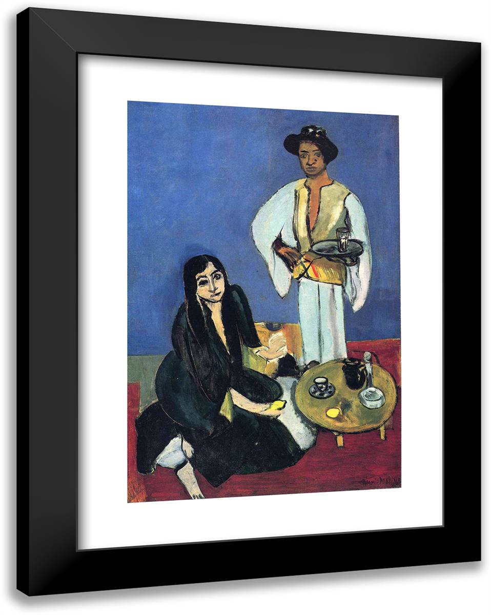 Coffee 19x24 Black Modern Wood Framed Art Print Poster by Matisse, Henri