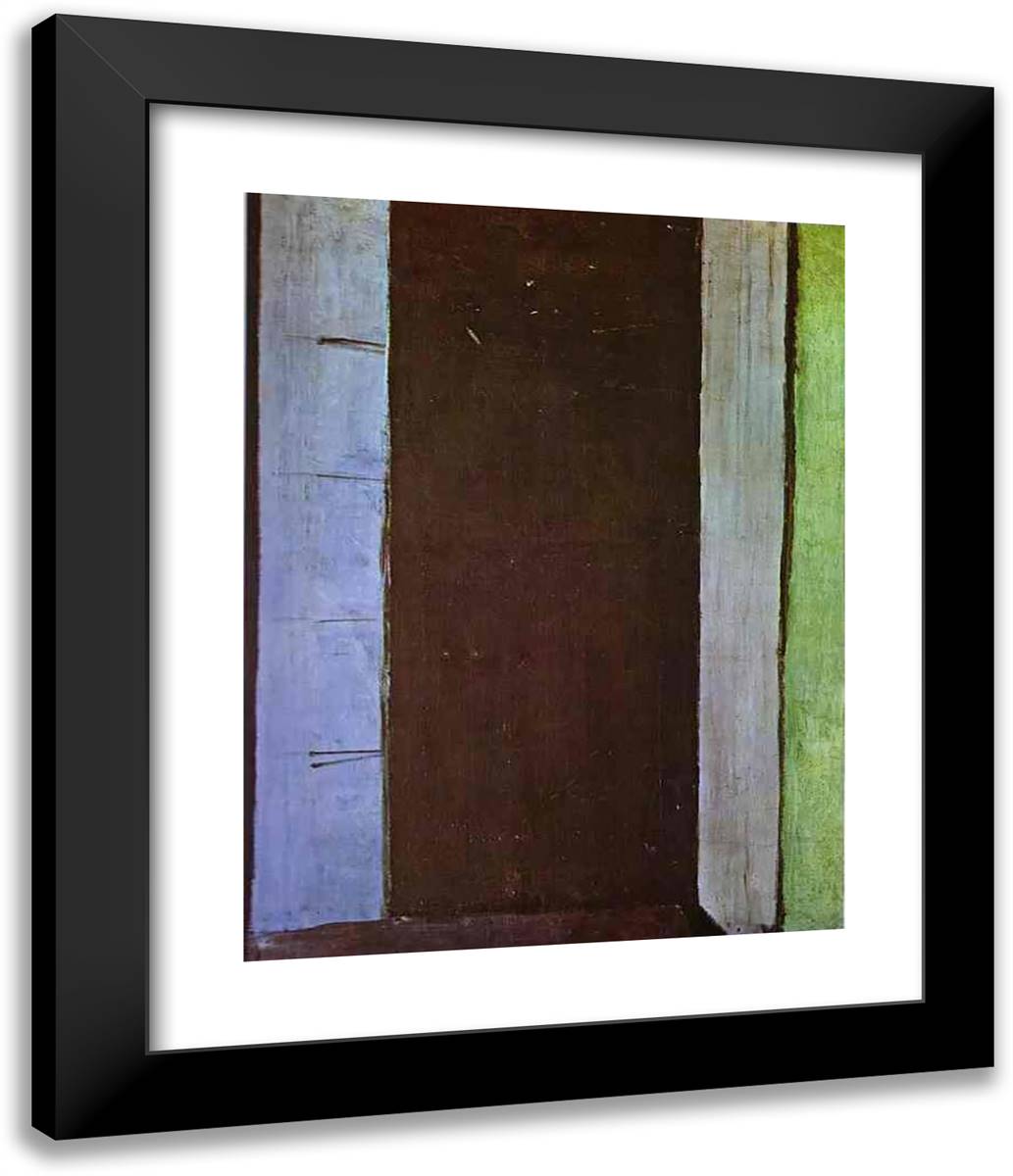 French Window at Collioure 20x24 Black Modern Wood Framed Art Print Poster by Matisse, Henri