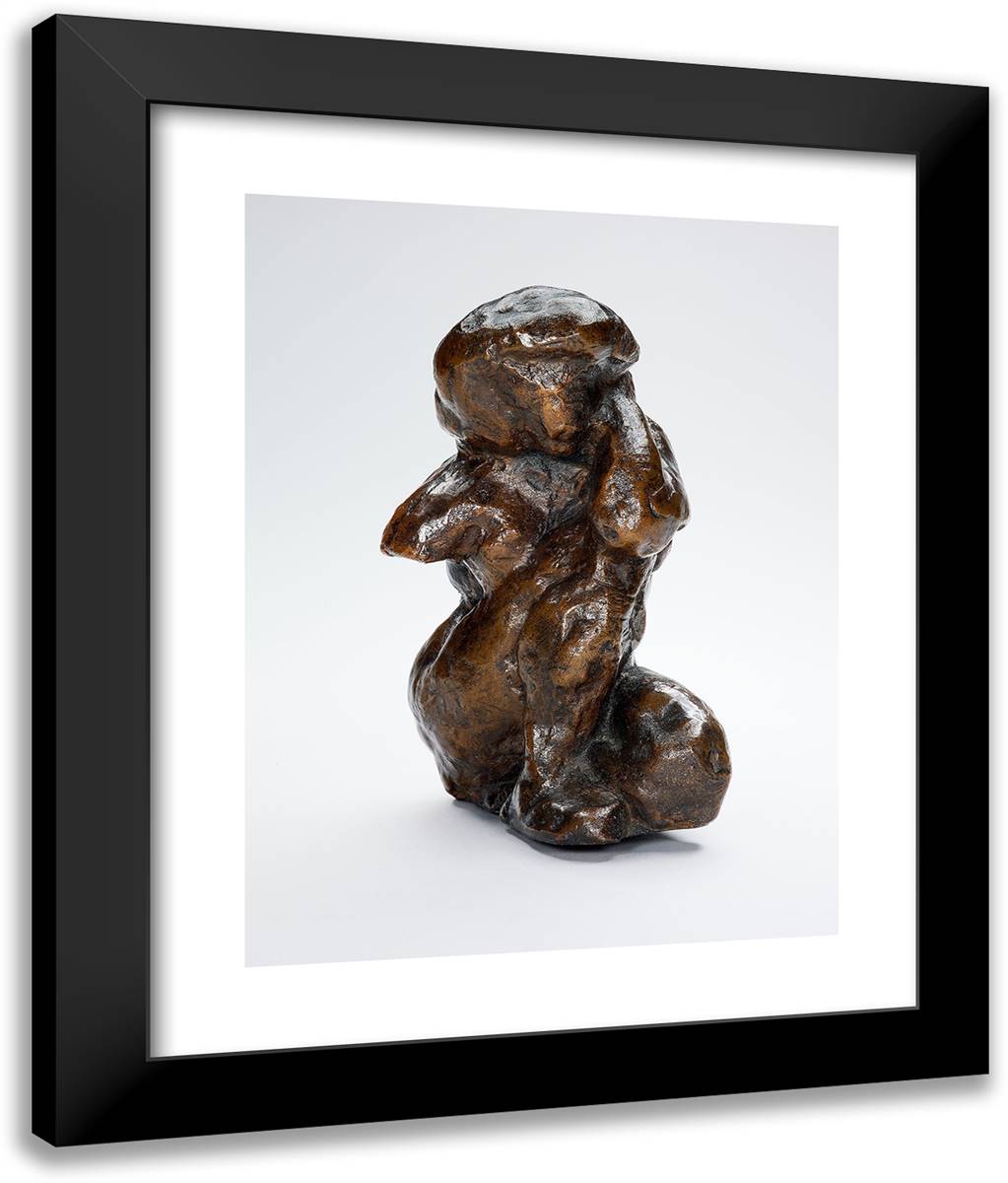 Small Crouching Nude Without an Arm 20x24 Black Modern Wood Framed Art Print Poster by Matisse, Henri