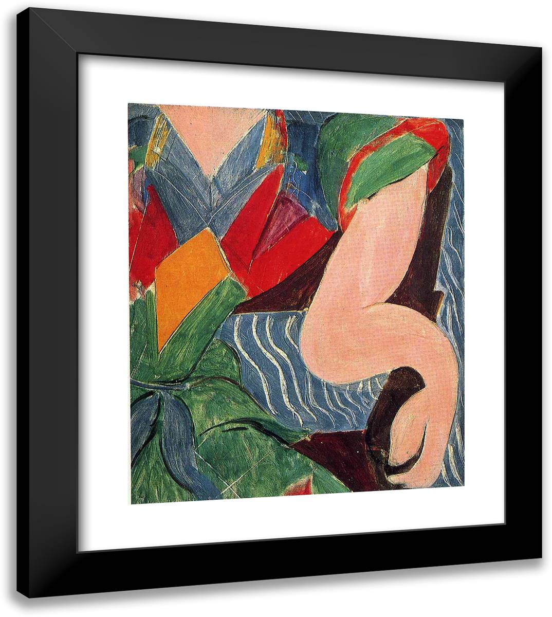 The Arm 20x23 Black Modern Wood Framed Art Print Poster by Matisse, Henri