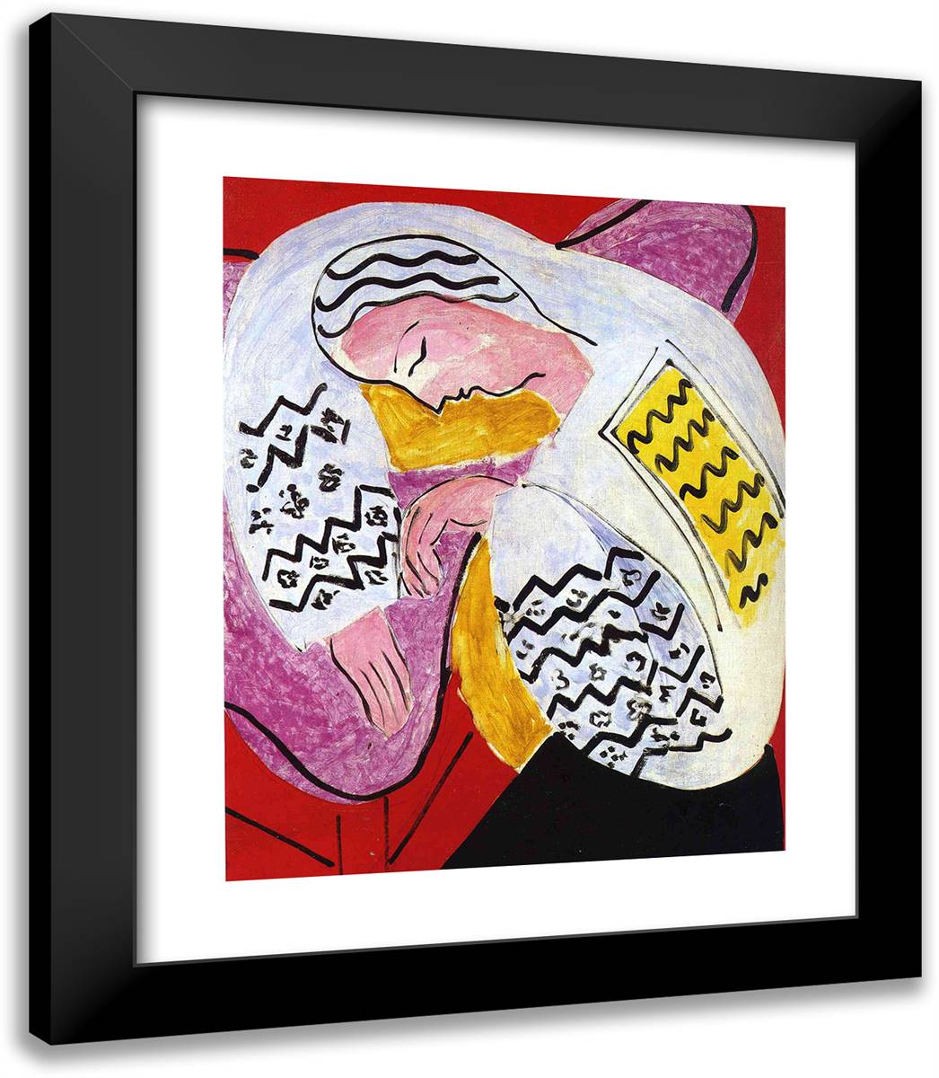 The Dream 20x23 Black Modern Wood Framed Art Print Poster by Matisse, Henri