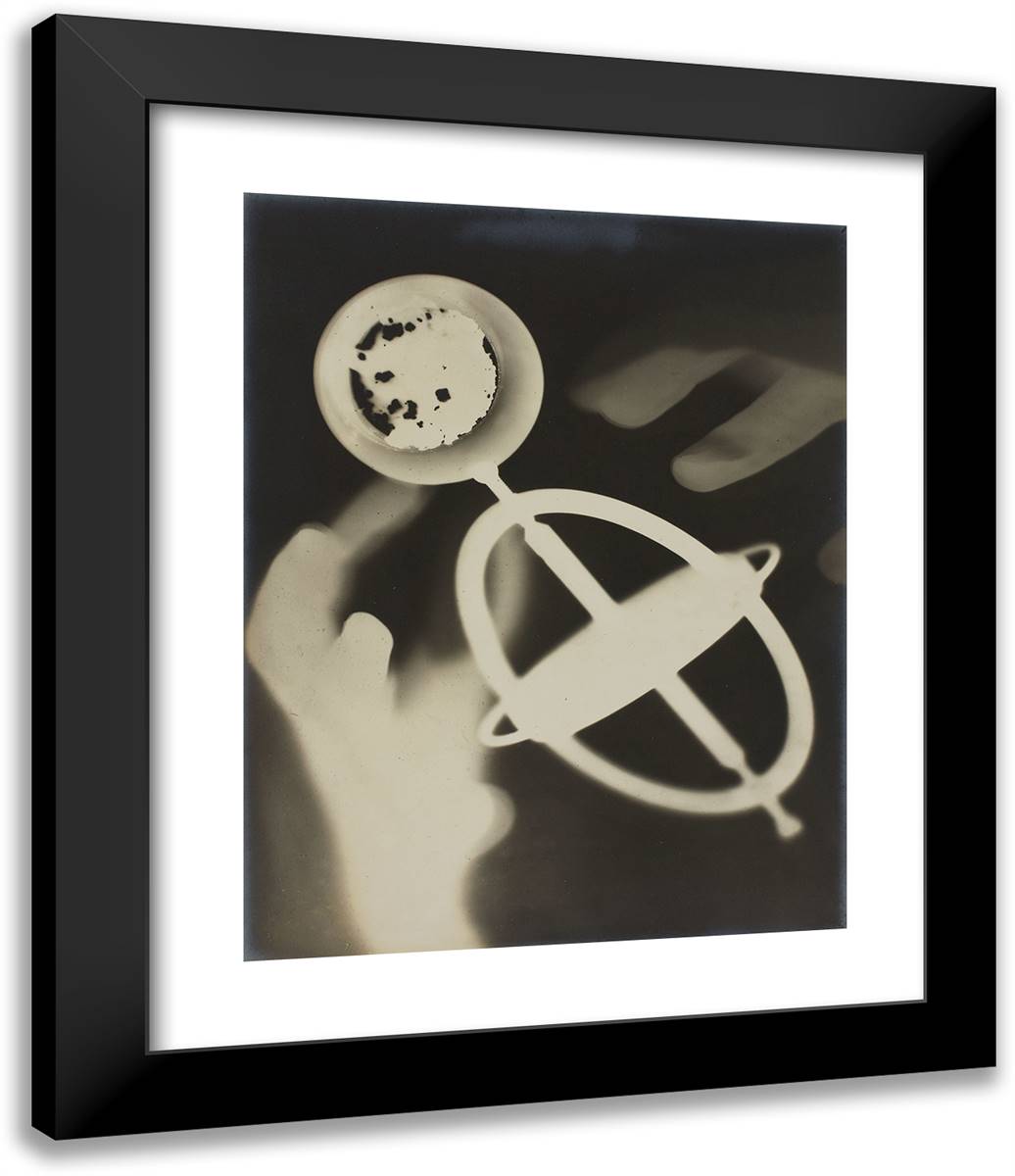 Untitled_1 20x24 Black Modern Wood Framed Art Print Poster by Man Ray