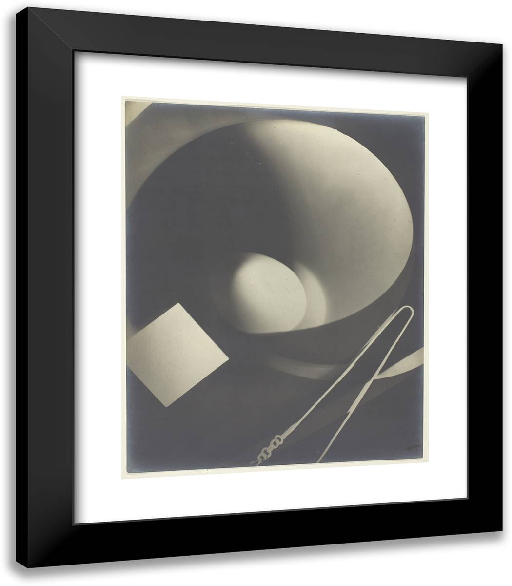Untitled_10 20x23 Black Modern Wood Framed Art Print Poster by Man Ray