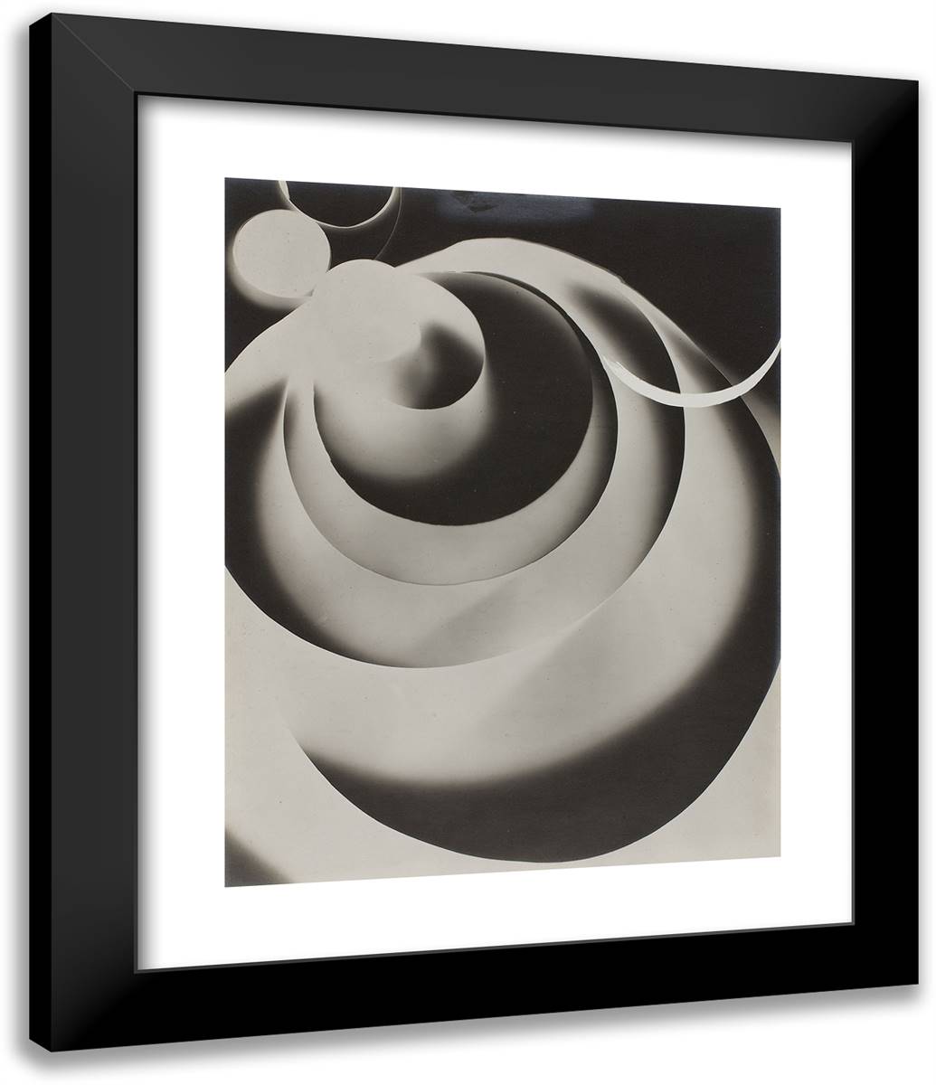 Untitled_3 20x24 Black Modern Wood Framed Art Print Poster by Man Ray
