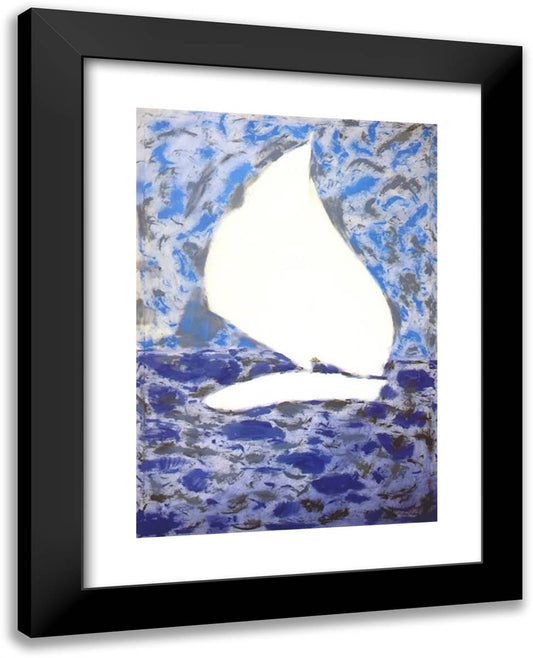 Sail 19x24 Black Modern Wood Framed Art Print Poster by Avery, Milton