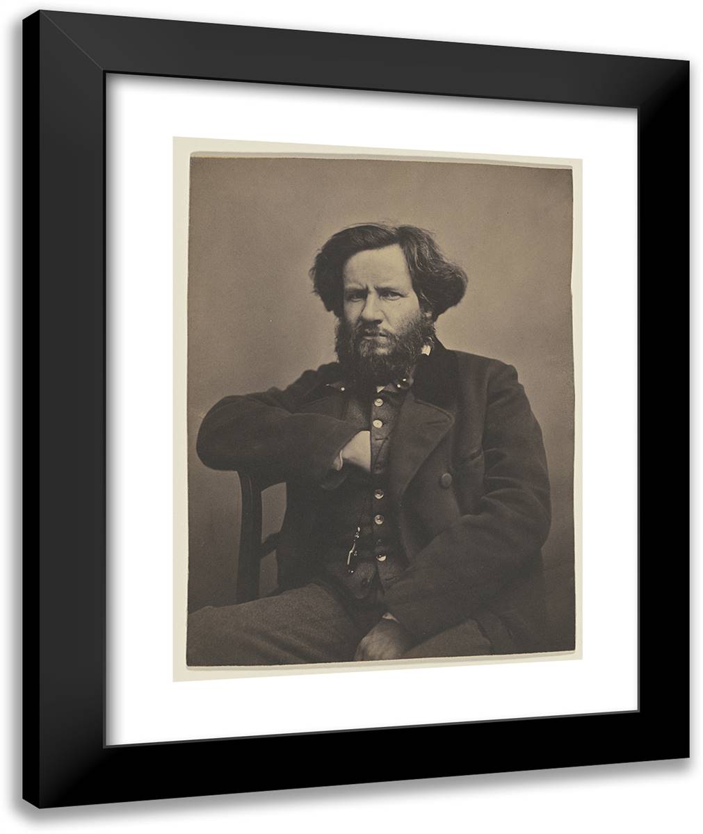 Auguste Luchet 20x24 Black Modern Wood Framed Art Print Poster by Nadar, Gaspard
