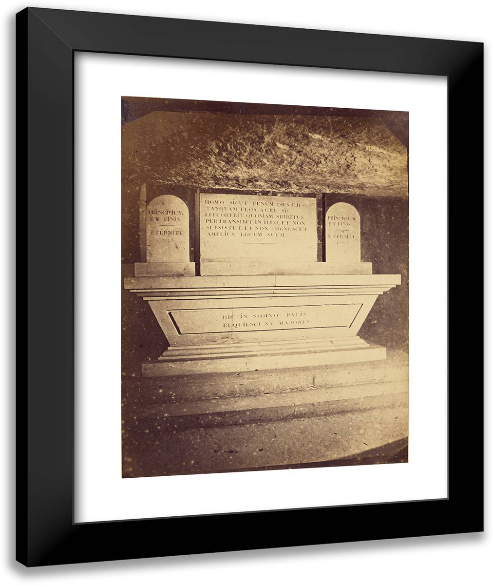 Autel Destine a La Celebration De Messe 20x24 Black Modern Wood Framed Art Print Poster by Nadar, Gaspard